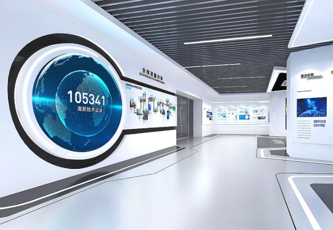 數(shù)字展廳設(shè)計中裝修的次序感